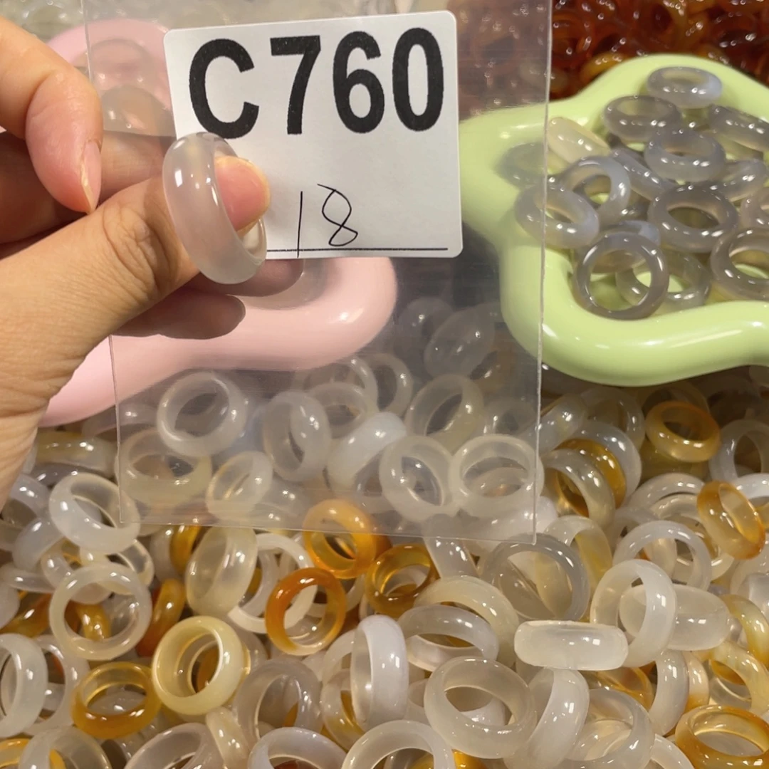 玛瑙/玉髓未镶嵌戒指760