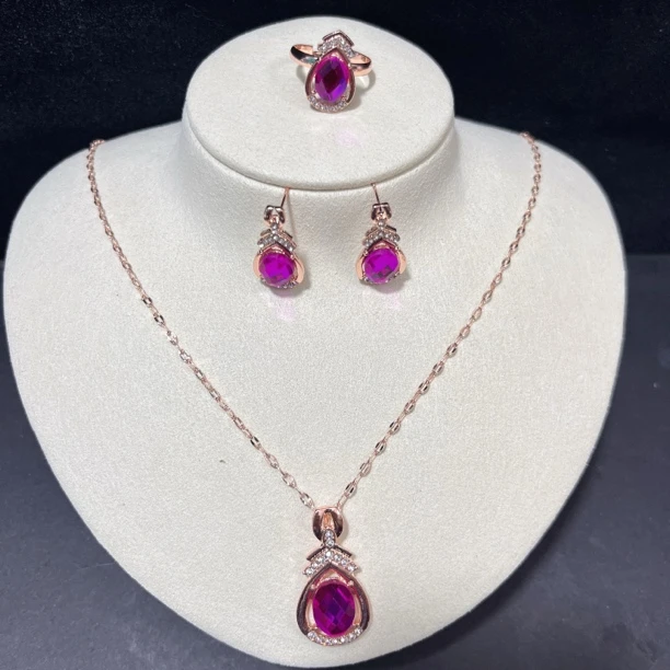 钛钢吊坠 钛钢吊坠 钛钢M3轻奢三件套