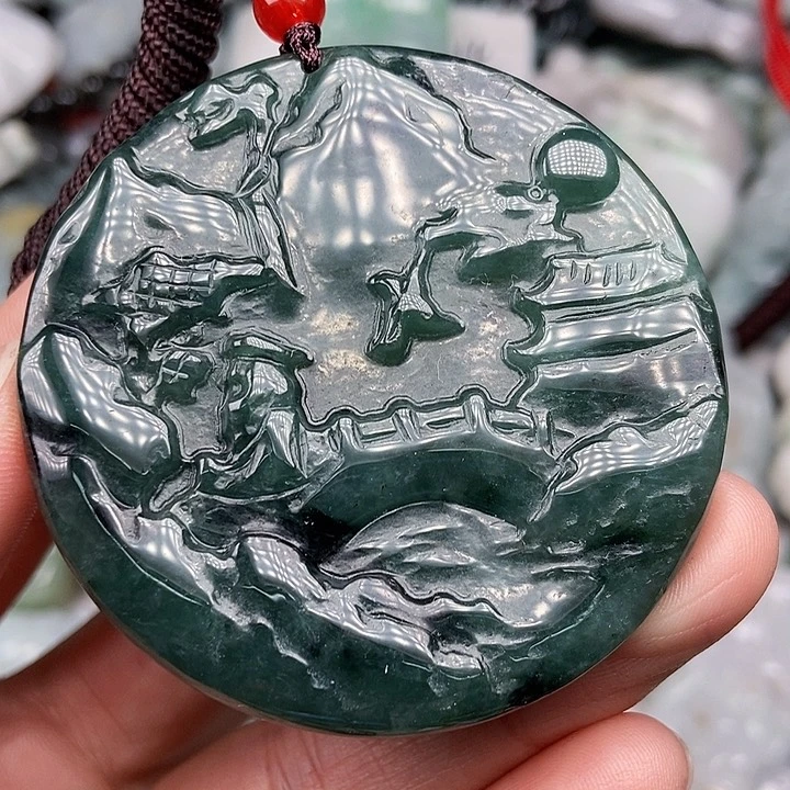 颈饰未镶嵌翡翠翡翠