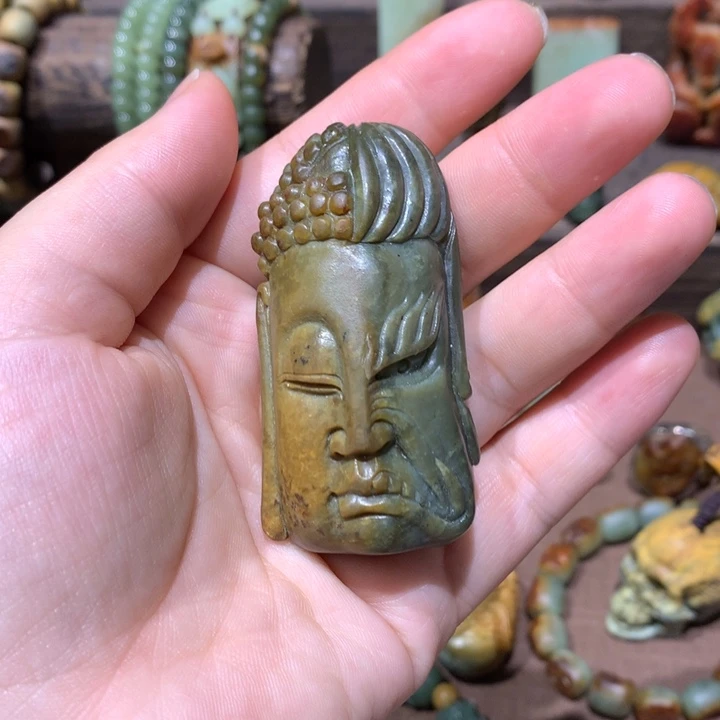 岫岩河磨玉（透闪石质玉）未镶嵌挂件
