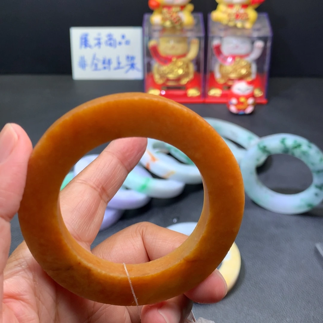 定制翡翠手镯未镶嵌静****好