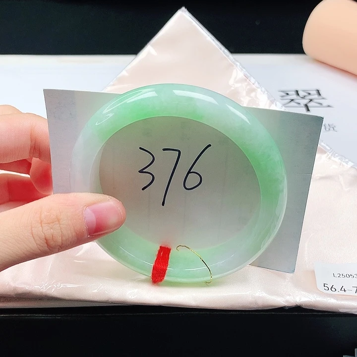 翡翠手镯未镶嵌缅甸天然a货手镯56+