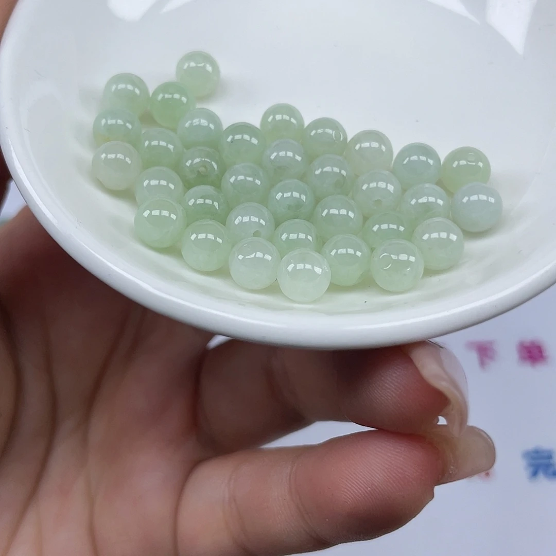 翡翠散珠卡6.6,34颗