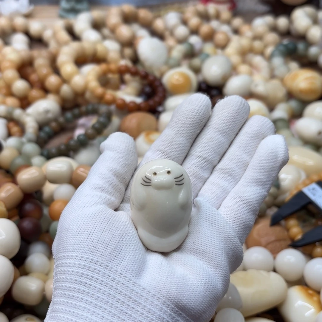 害****菩提根/象牙果吊坠牙果海豹把件781
