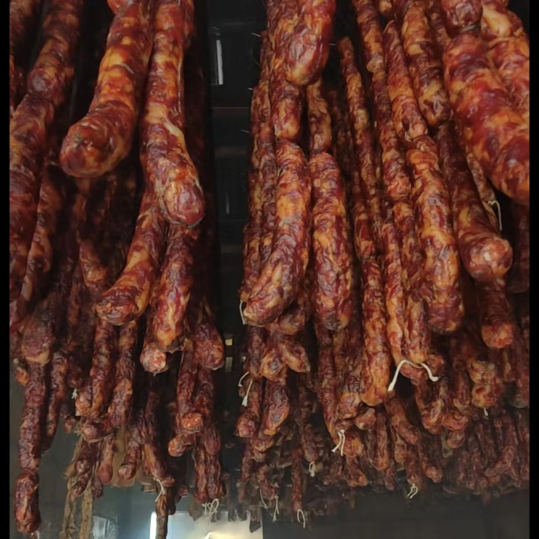 土家香肠腊猪蹄湖北特产正宗柴火烟熏腊肉农家传统工艺腌制美食