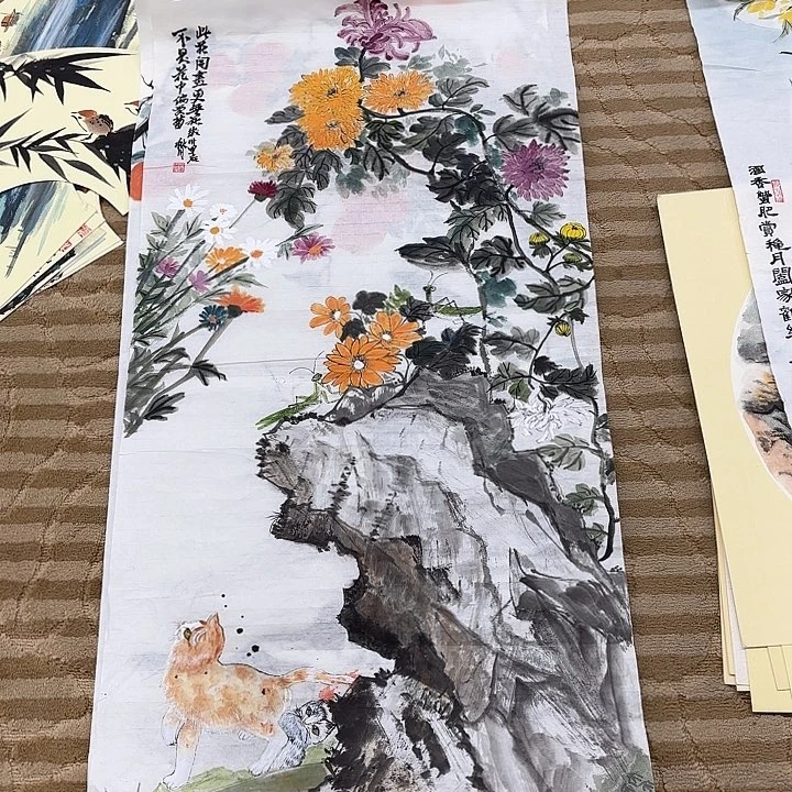 国画花鸟的翅膀和翅膀100.50