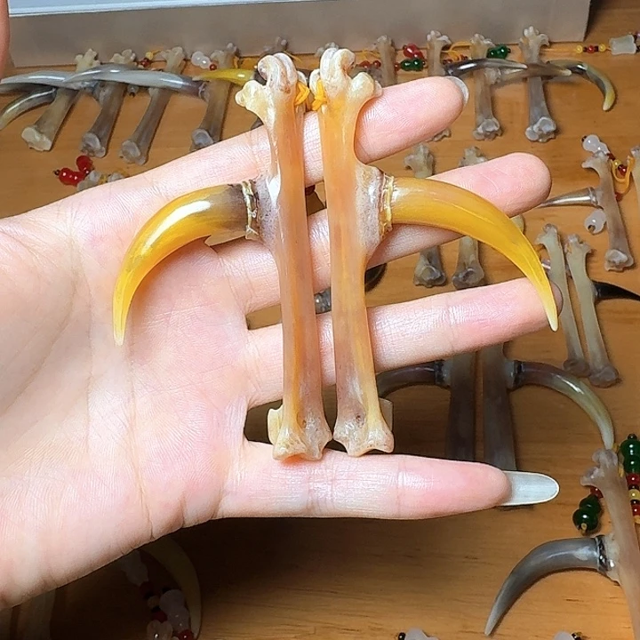满***人鸡骨（鸡脚）手串/手链鸡爪骨一对
