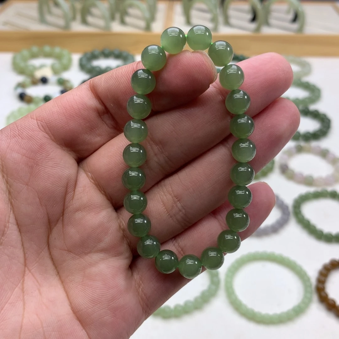 和田玉手串未镶嵌浠*❤