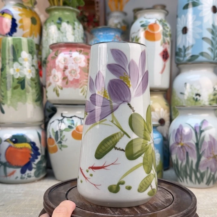 景德镇陶瓷花手绘釉下彩