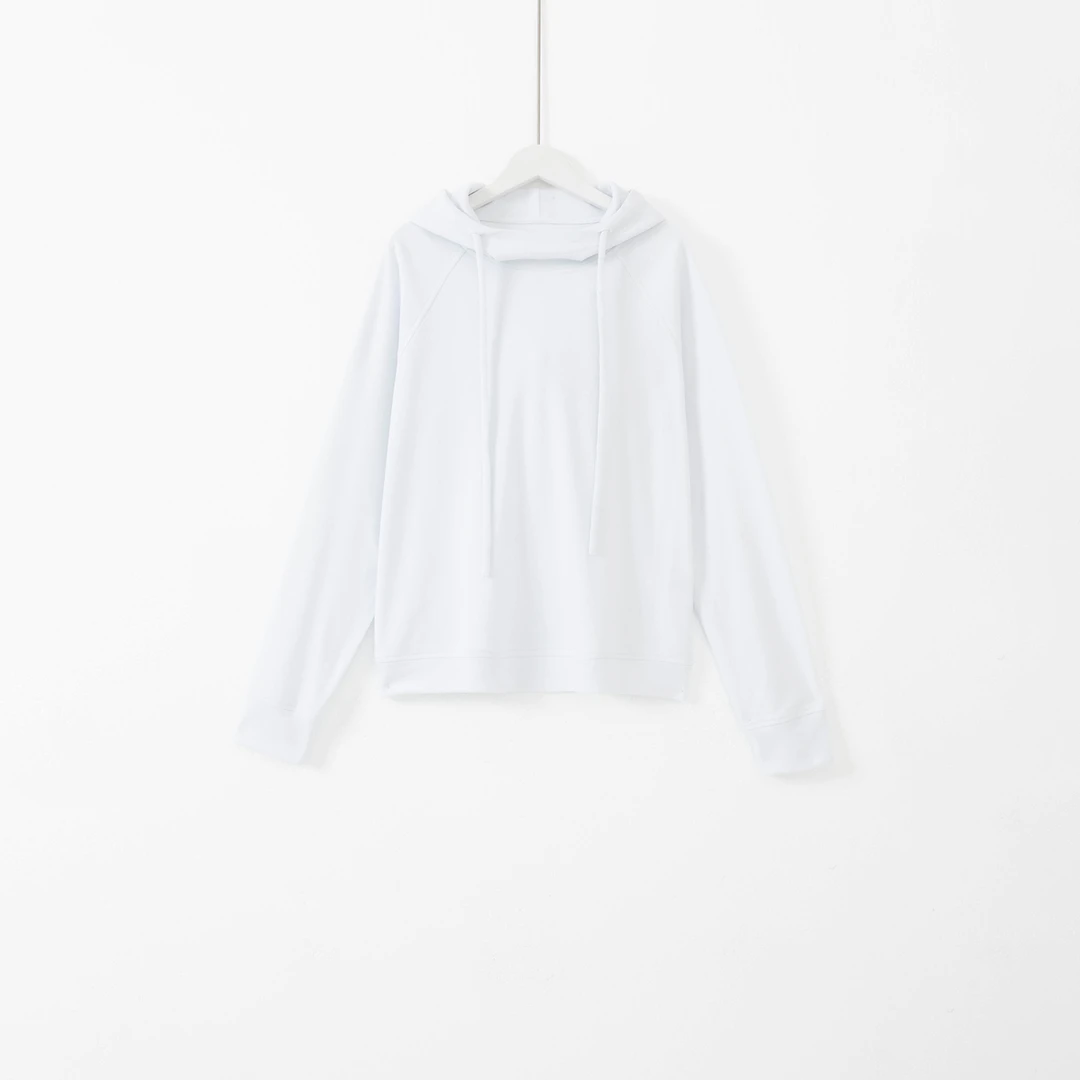 几里与麻 简约百搭抽绳连帽卫衣 衣长60胸围108 2093049