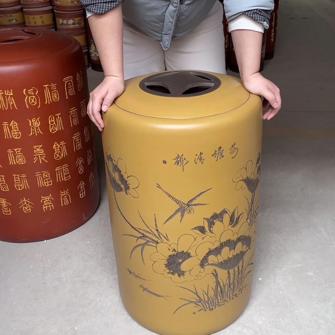 宜兴原矿紫砂茶叶罐
