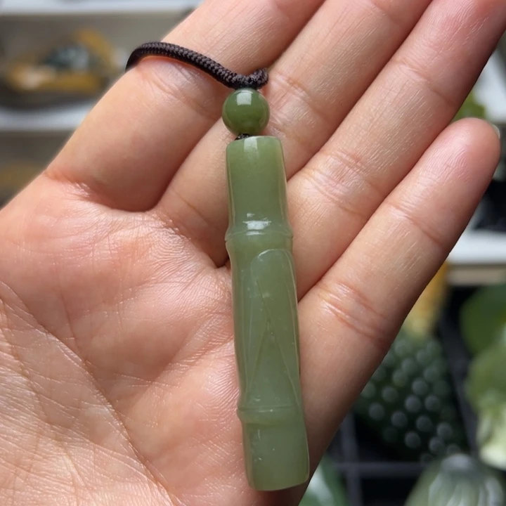 和田玉未镶嵌吊坠(不含链)