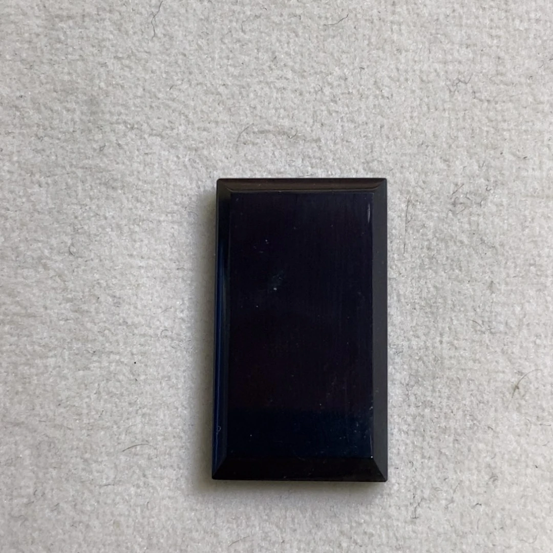 翡翠颈饰未镶嵌墨翠无事牌