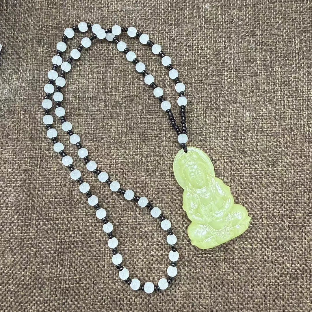 时尚款观音吊坠项链