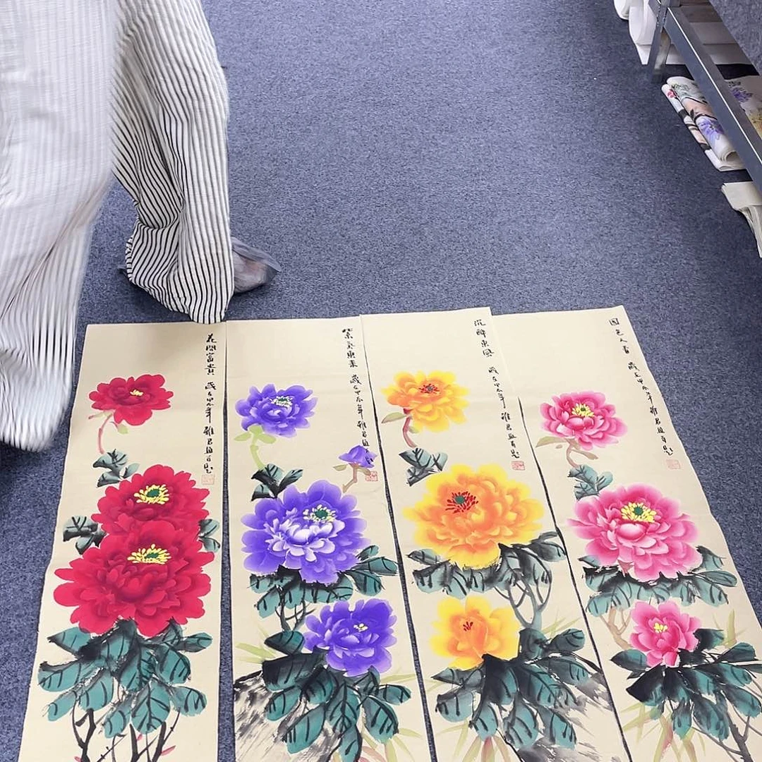 国画作品小姐姐放漏…