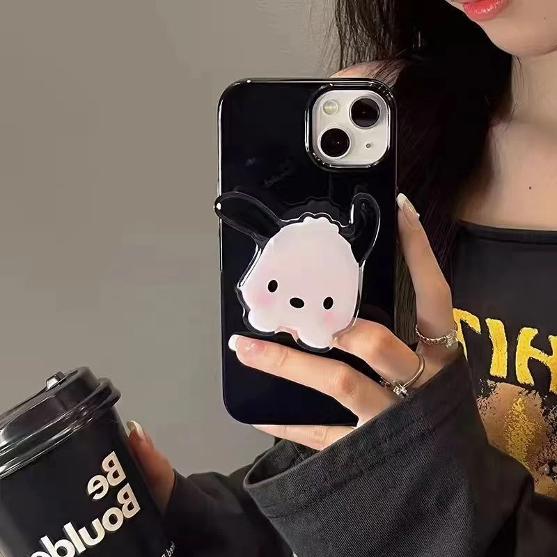 帕恰狗支架适用苹果16手机壳iPhone1514131211女7p8plusXSMAX软套