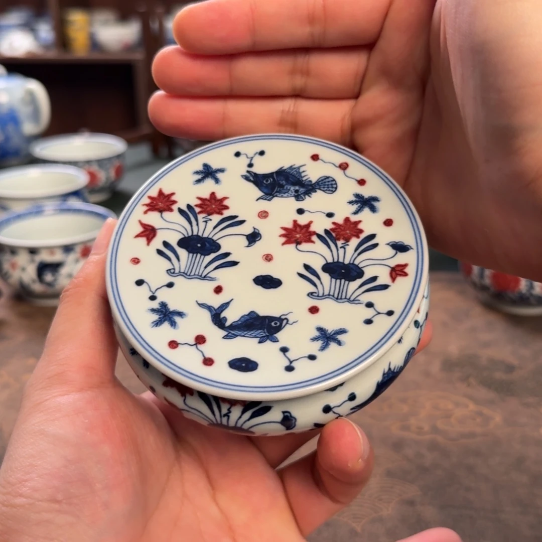 天***籁纯手工手绘陶瓷茶具
