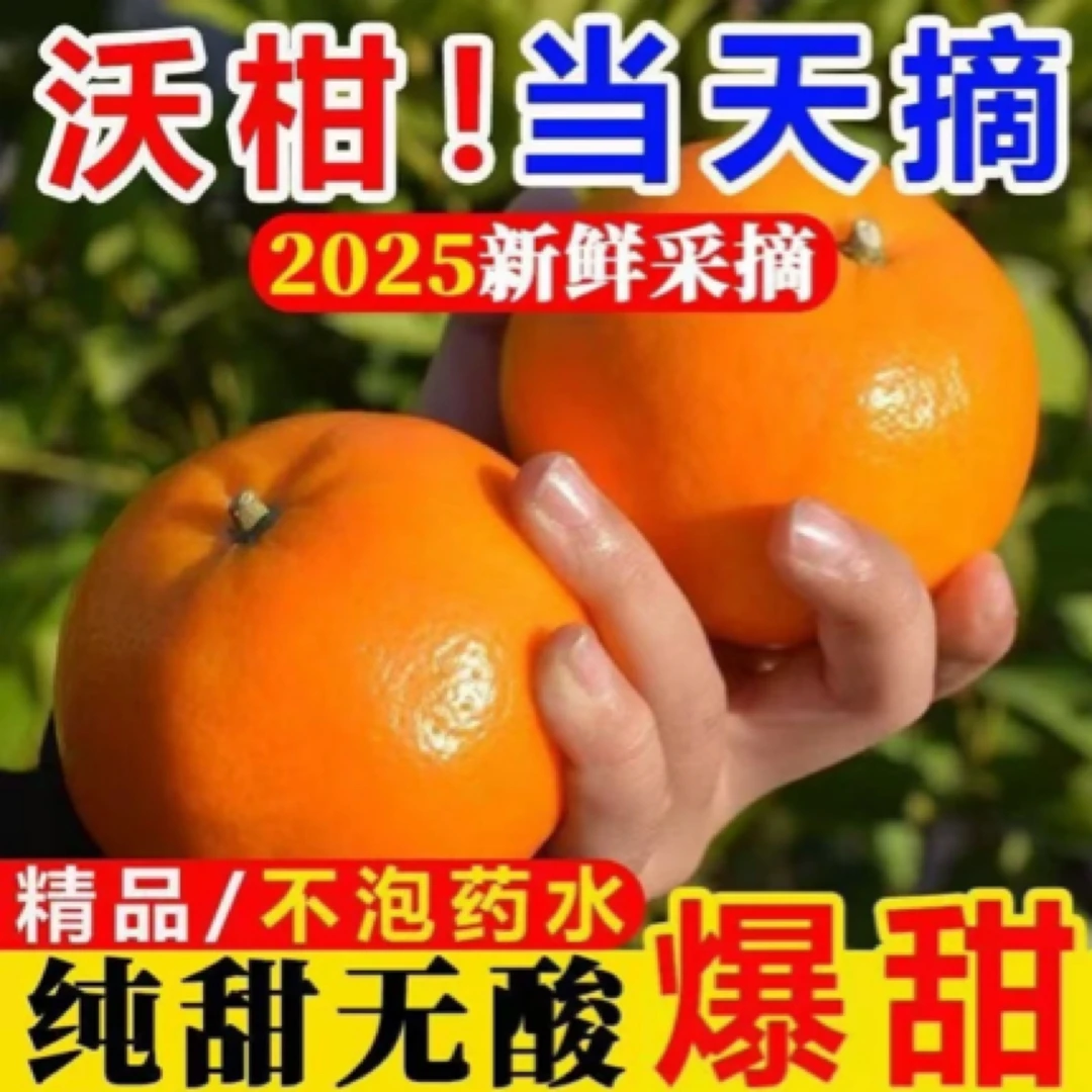 【爆甜新鲜急发】四川沃柑高山种植薄皮纯甜多汁现摘果园直发5斤9斤