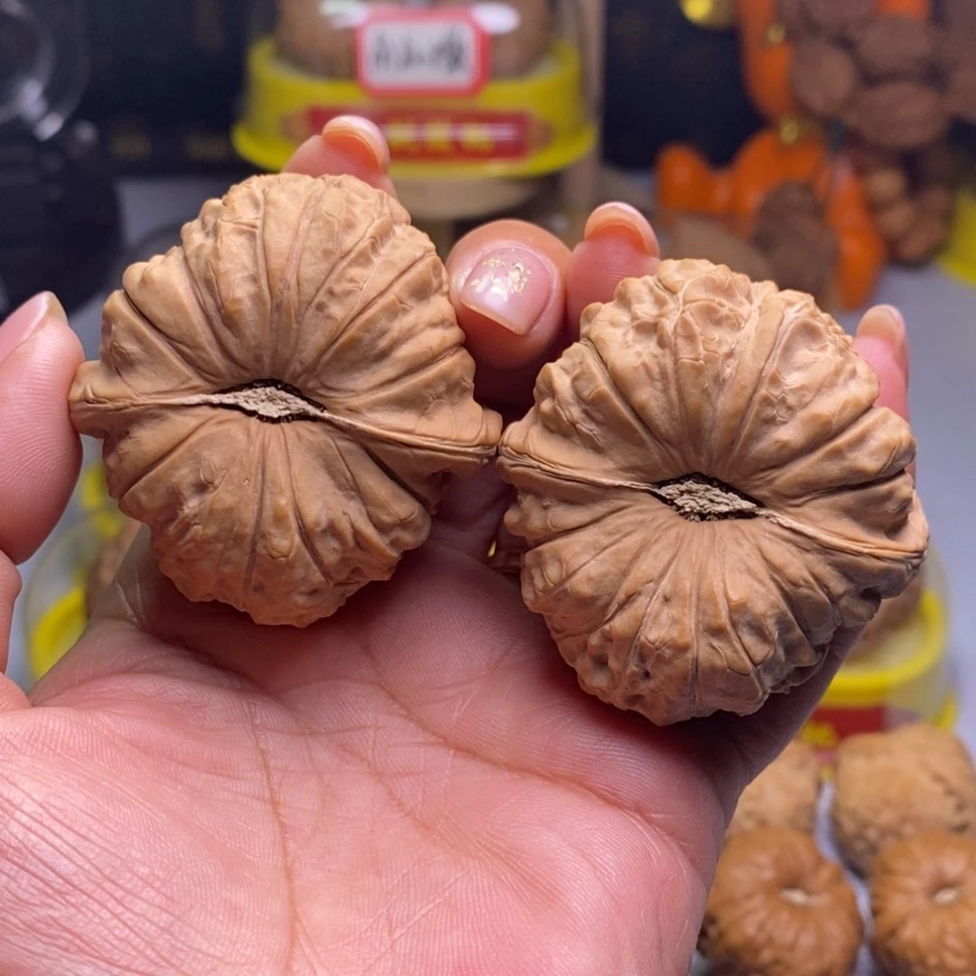 把件文玩核桃018南瓜墩47.5尺全品