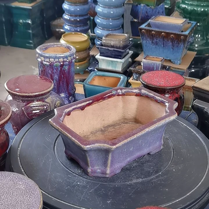 内口20×13深7石湾花盆默认微瑕