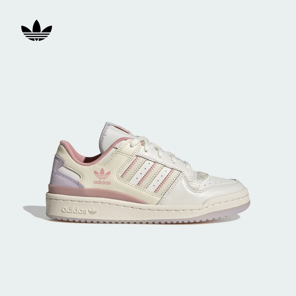 阿迪达斯官方三叶草 FORUM低帮休闲篮球板鞋女新款 adidas JQ6702