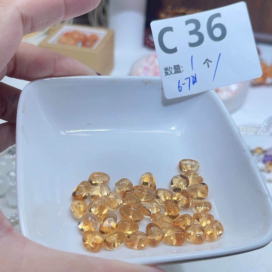 未镶嵌珠宝半成品水晶C36。