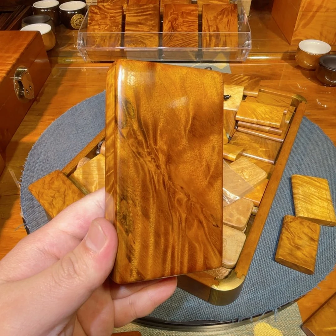 金丝楠顺**流金丝楠木小叶桢楠烟盒