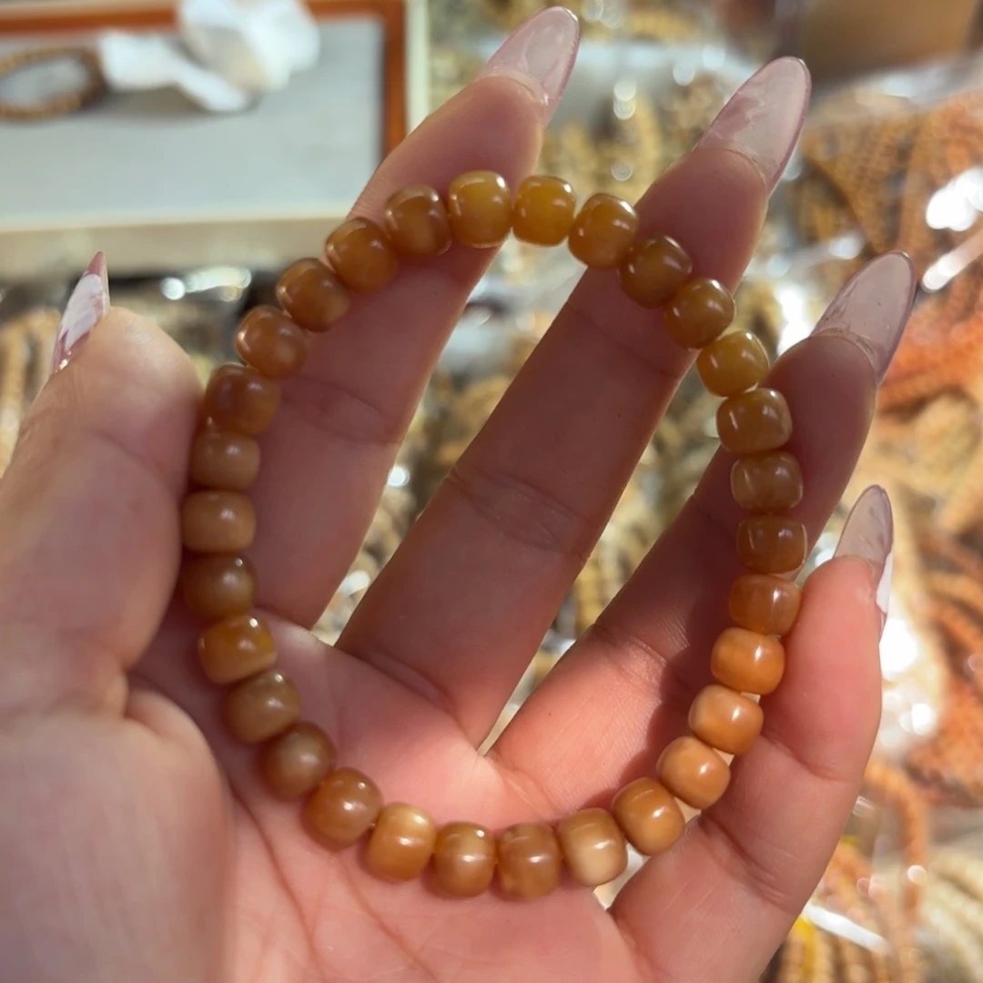 玉化龙脊手串全品87