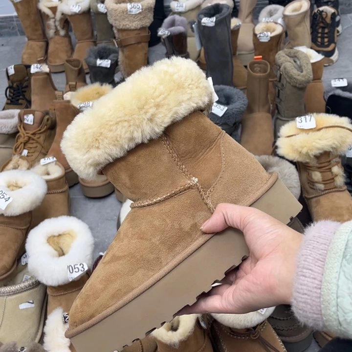 栗色厚底平口40-1