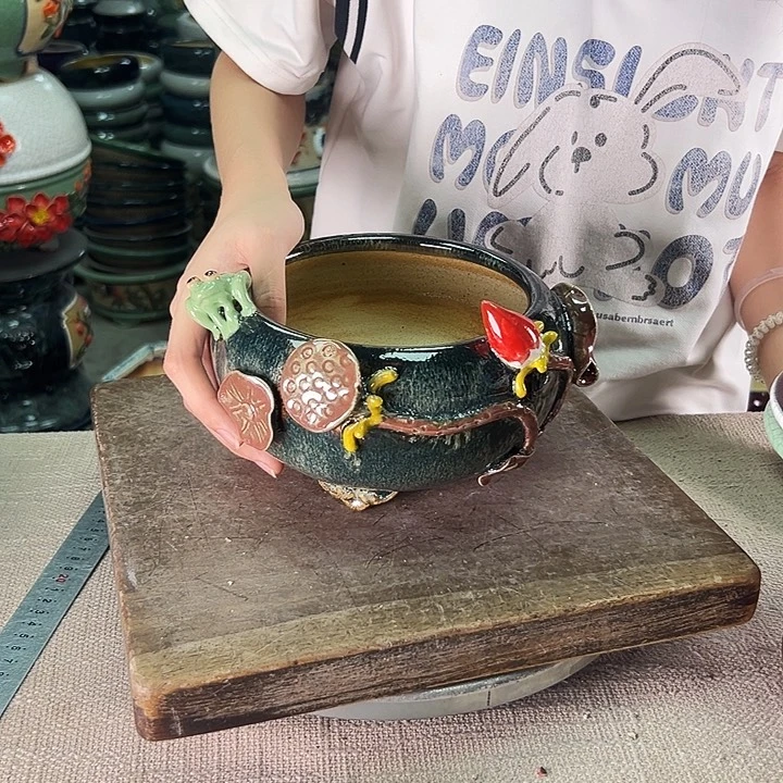 g***米泳坤堂石湾盆陶瓷