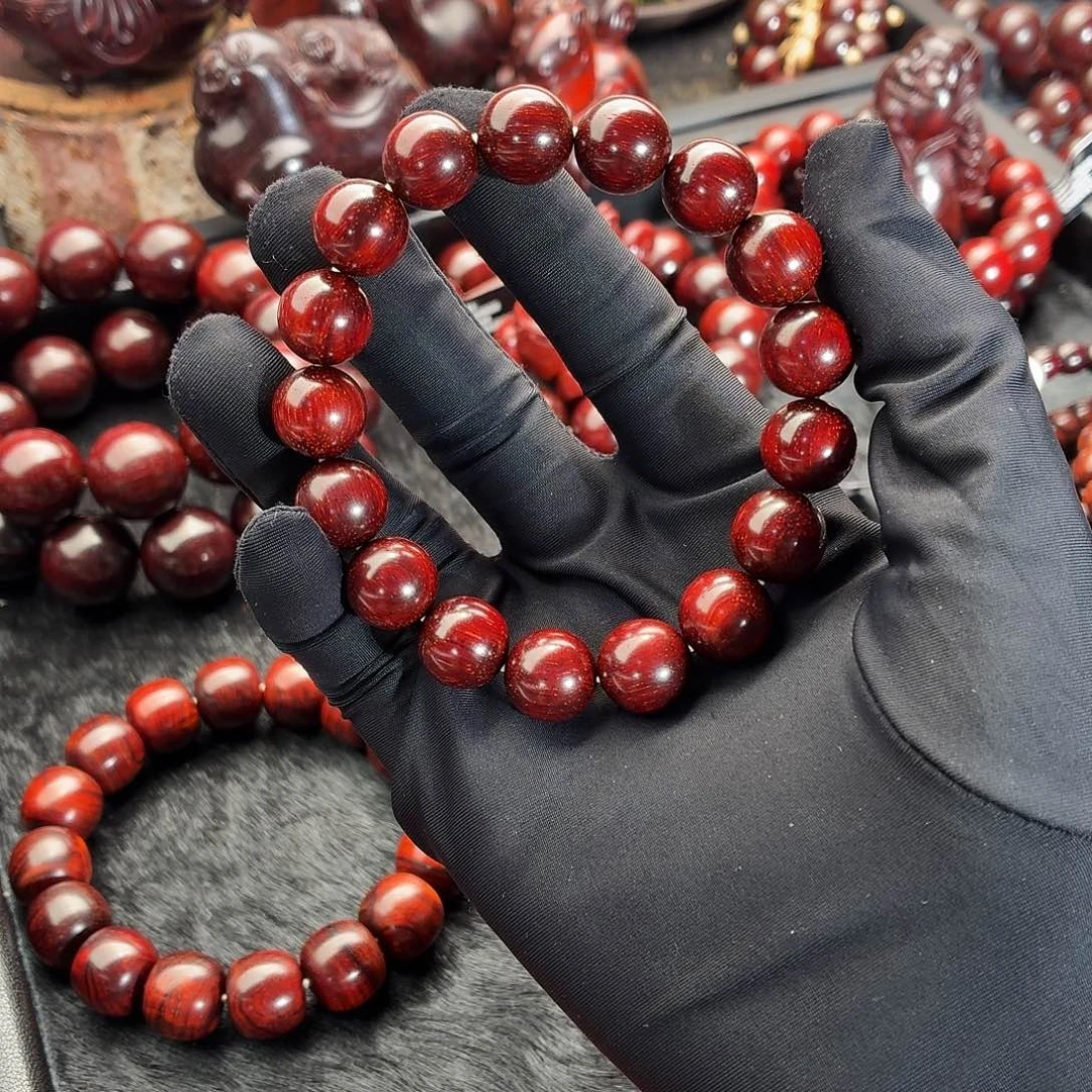 没***瘾小叶紫檀手串/手链龙鳞底顶泥