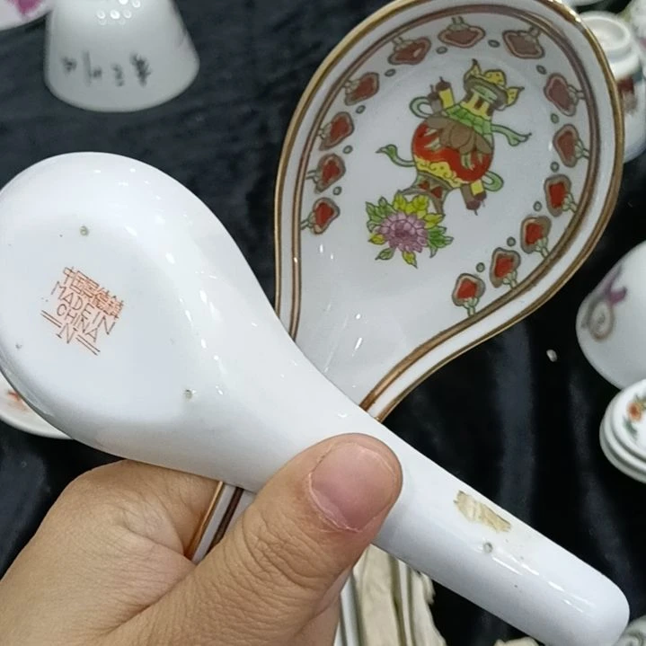 陶瓷景德镇勺子一对
