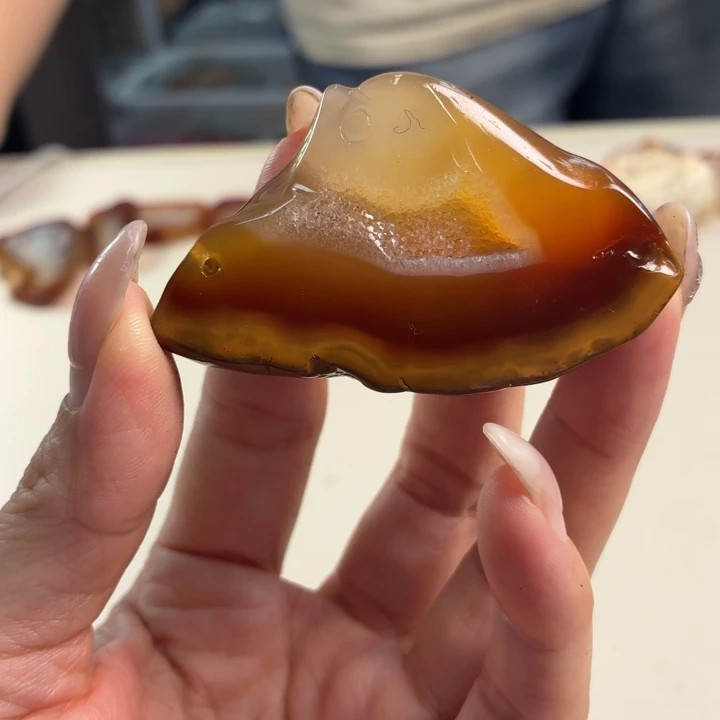 玛瑙/玉髓吊坠(不含链)未镶嵌