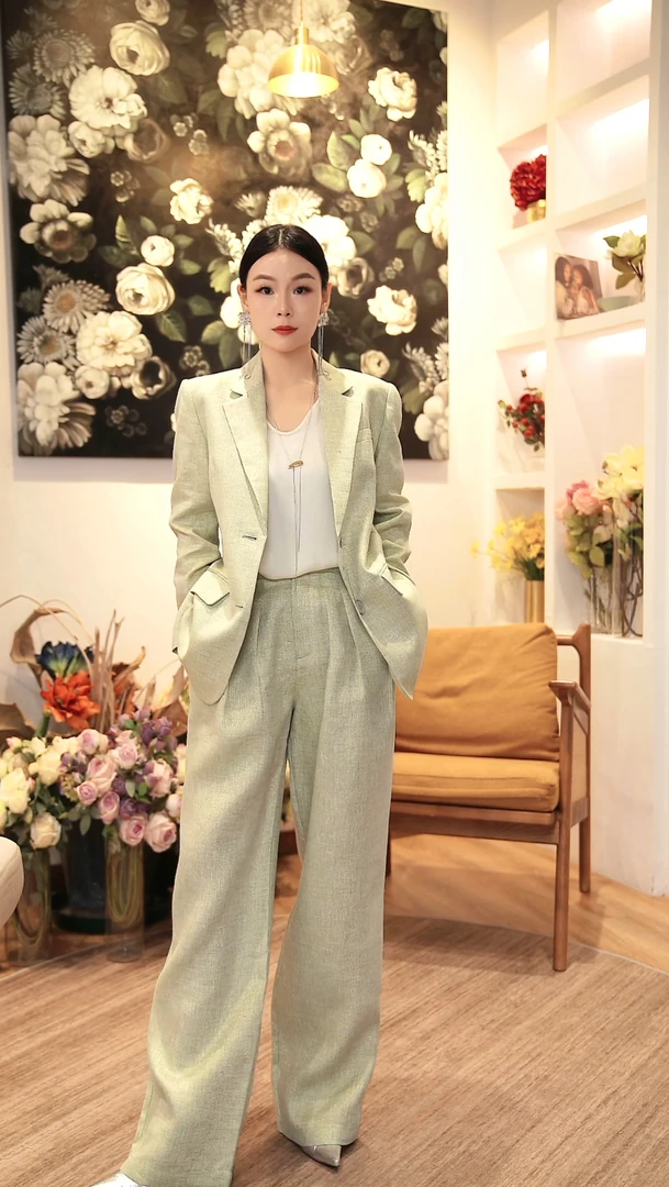 【ALSCANA】亚麻金丝西装5107315