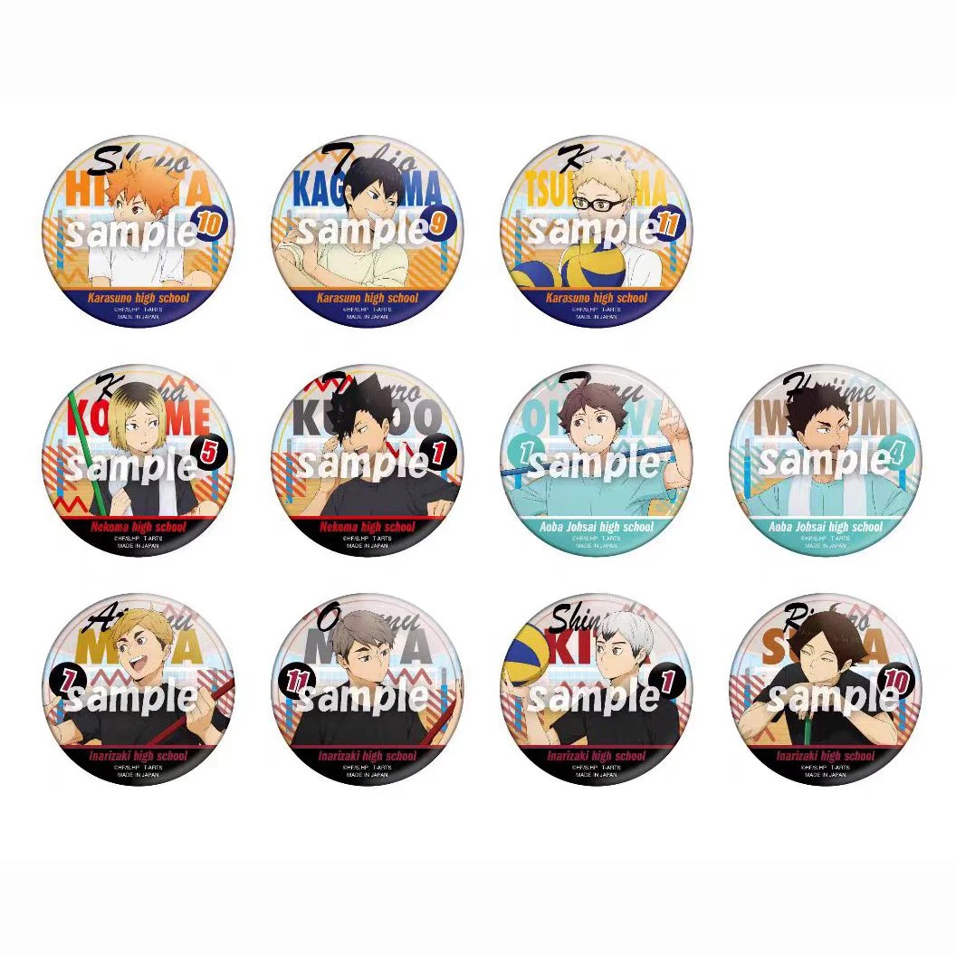 【日谷】排球少年打扫吧 吧唧盲盒 76mm 默认代拆