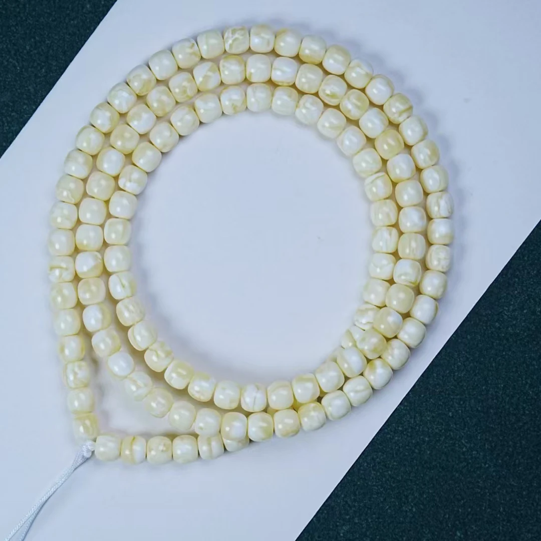 俄料6.5m精工高桩满蜡白花老型108，颗颗蜡质饱满精工无暇