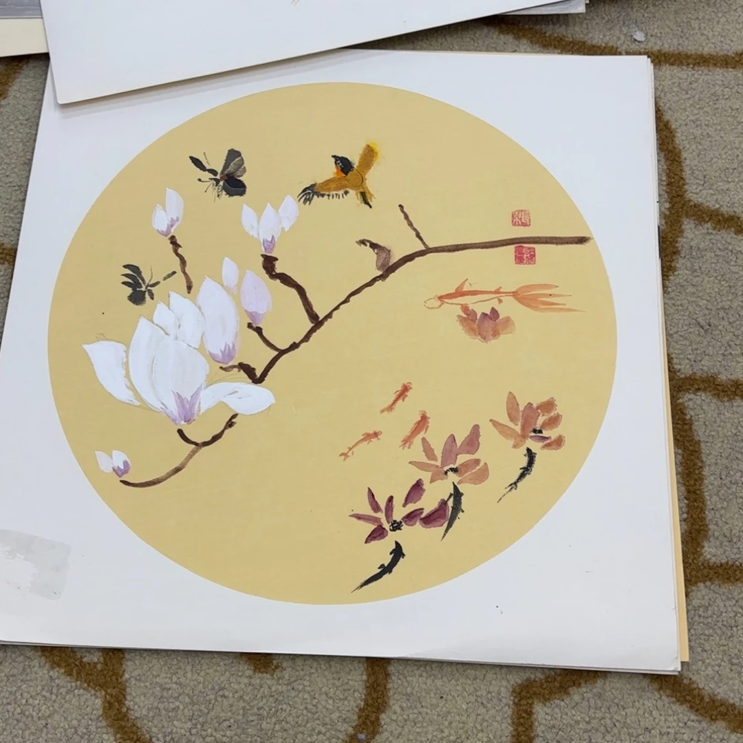 国画38-38卡纸作品艺