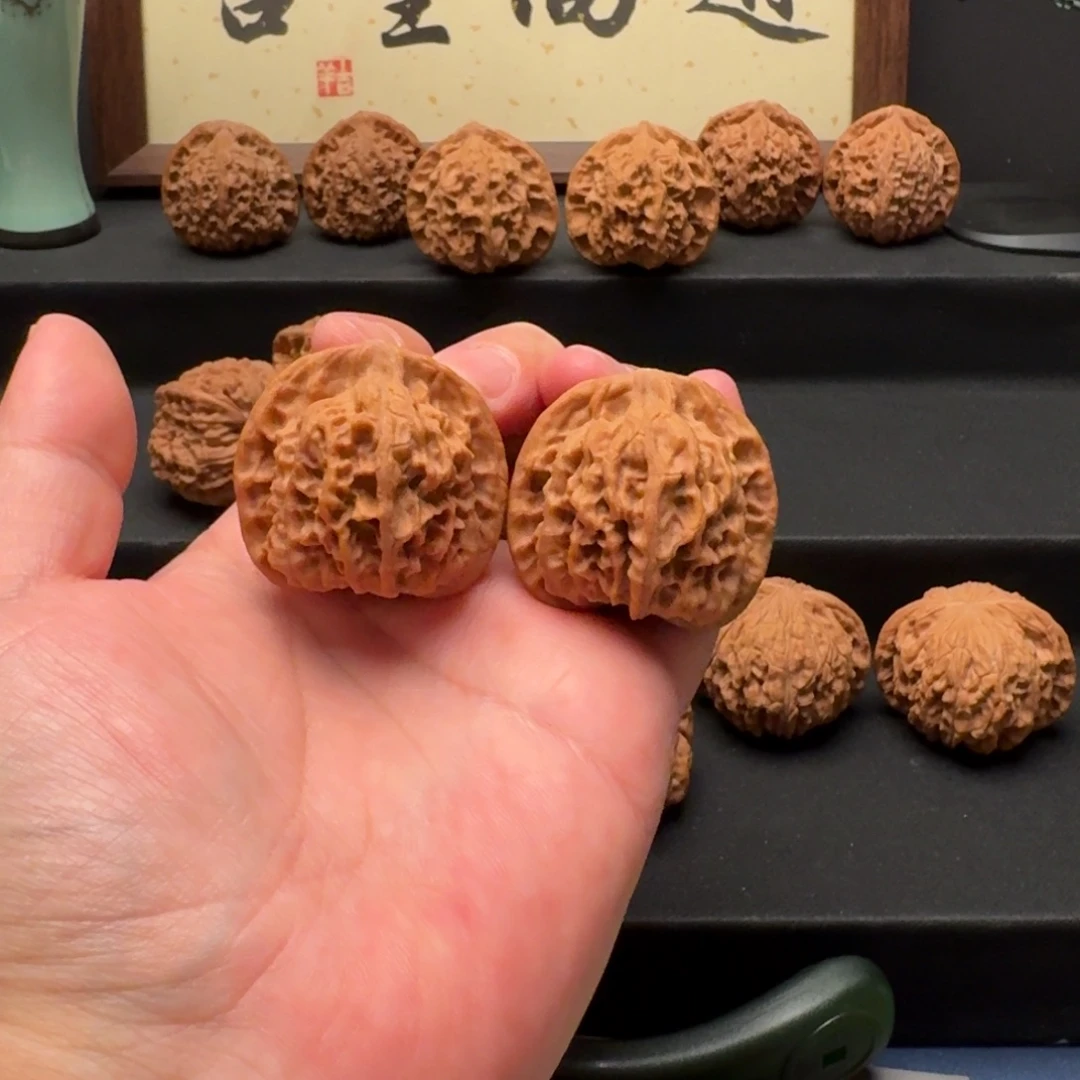 通***泰文玩核桃吊坠天地40全品