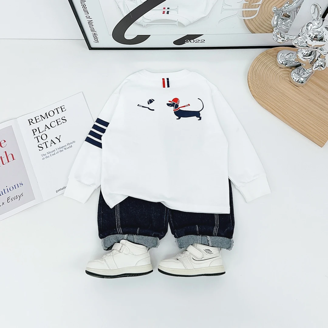 男童长袖T恤2025秋新款秋装儿童春秋打底衫 HZ25693 悠悠童话童装