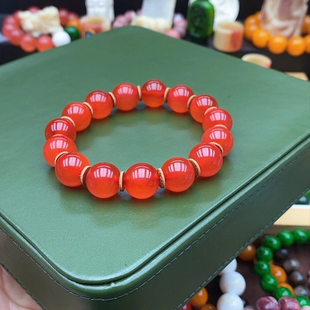 驼骨手串/手链14mm鱼惊石骨