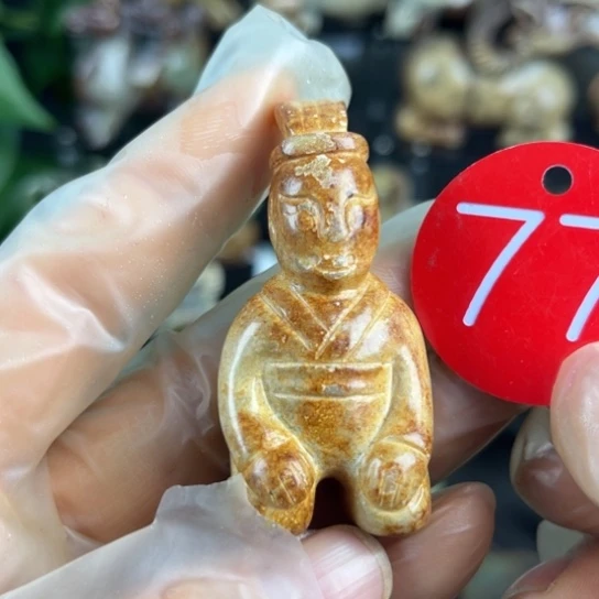 和田玉颈饰未镶嵌