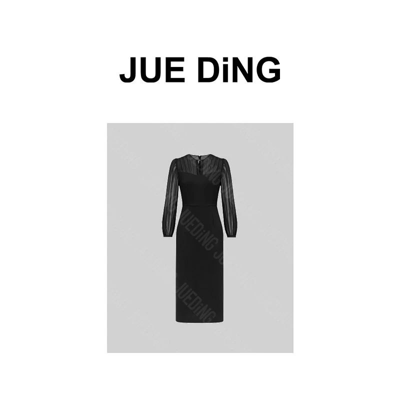 【JUEDiNG觉定】早春款设计师高定款连衣裙 JD1011