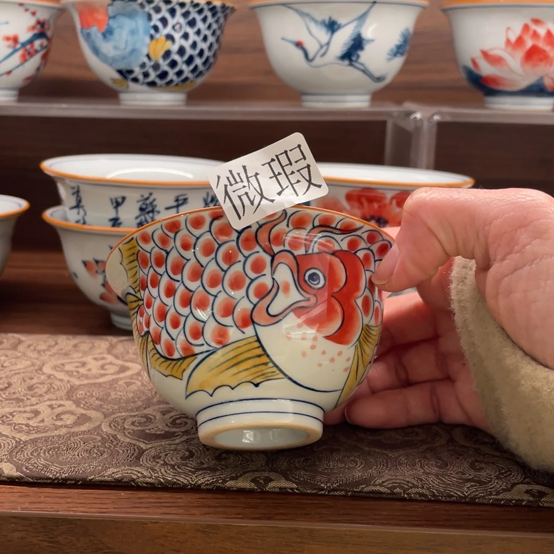 有瑕釉下彩纯手绘