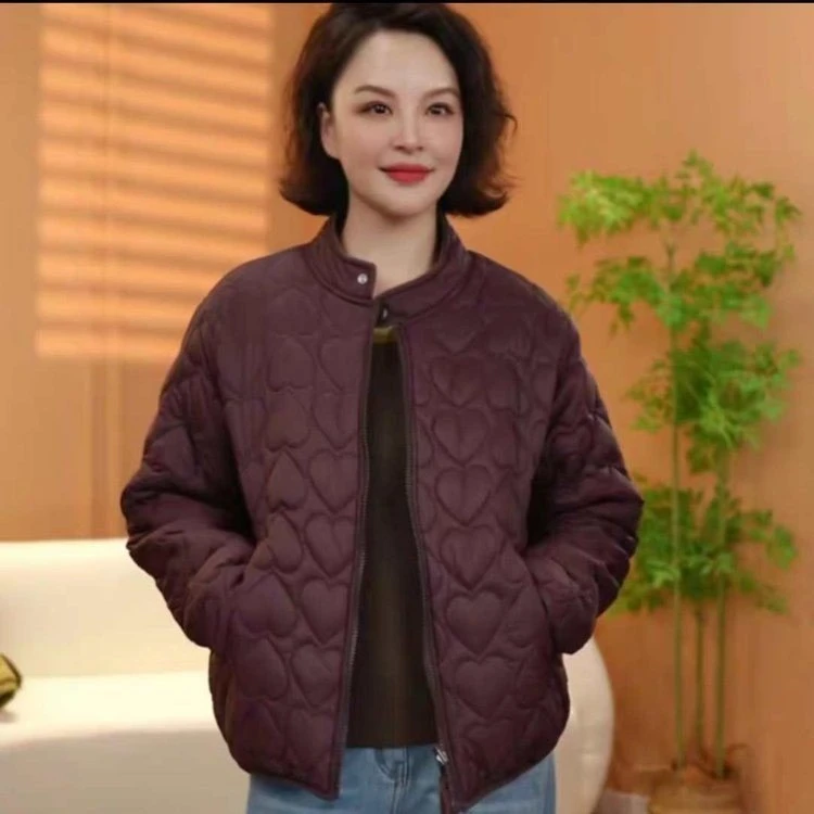 俞兆林爆款两面穿棉衣2025秋冬新款时尚简约休闲立领轻薄棉外套