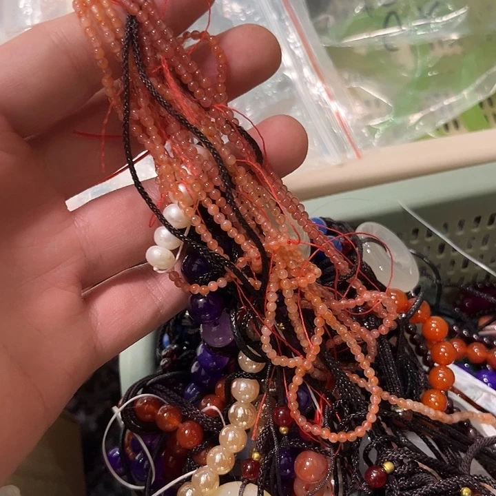 未镶嵌颈饰玛瑙/玉髓南红