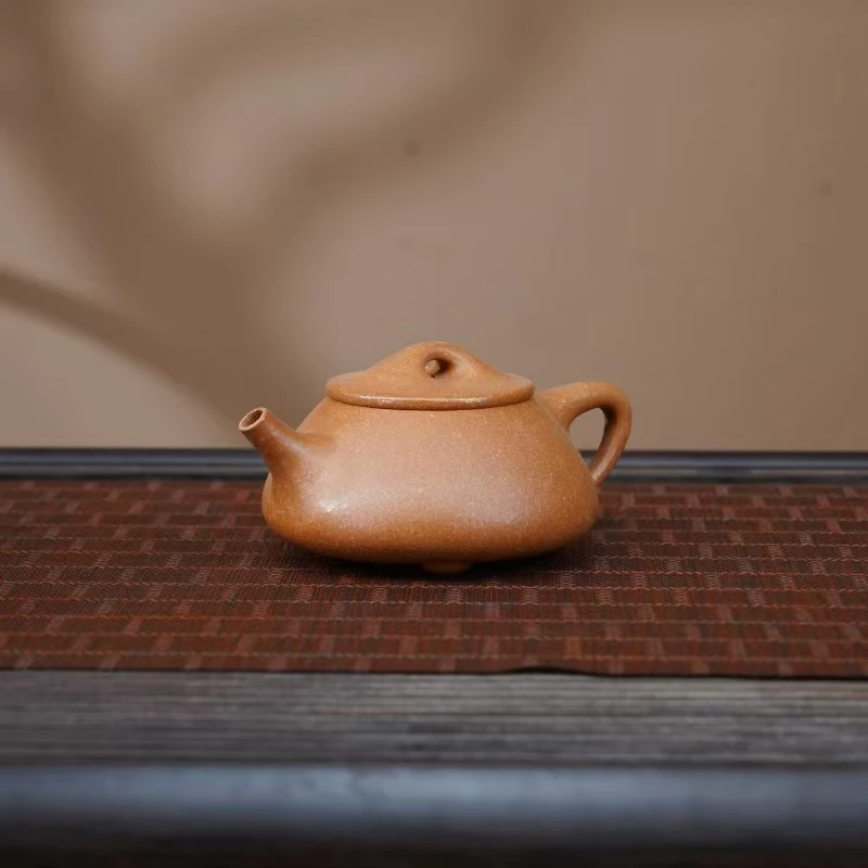 LCM沉香段【景舟石瓢300CC】宜兴黄龙山原矿手工紫砂壶