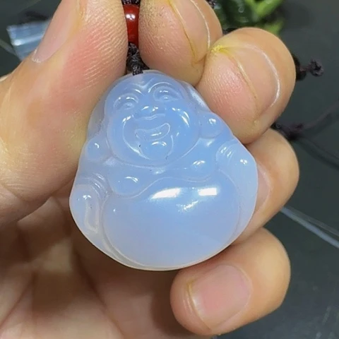 玛瑙/玉髓颈饰足铂镶嵌花****！