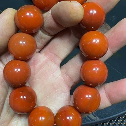 南红玛瑙手链未镶嵌