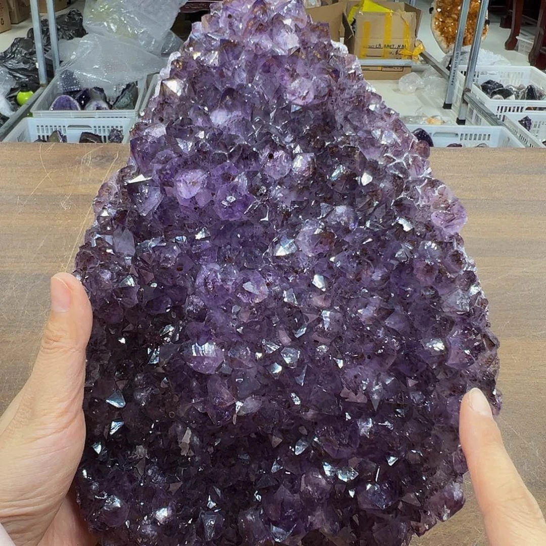 紫晶摆件未镶嵌晶体