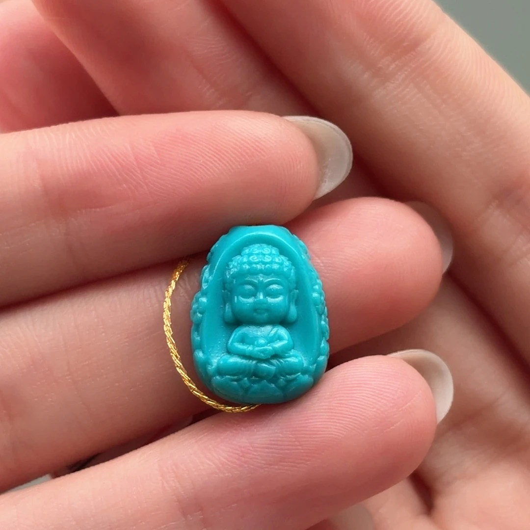 绿松石未镶嵌颈饰